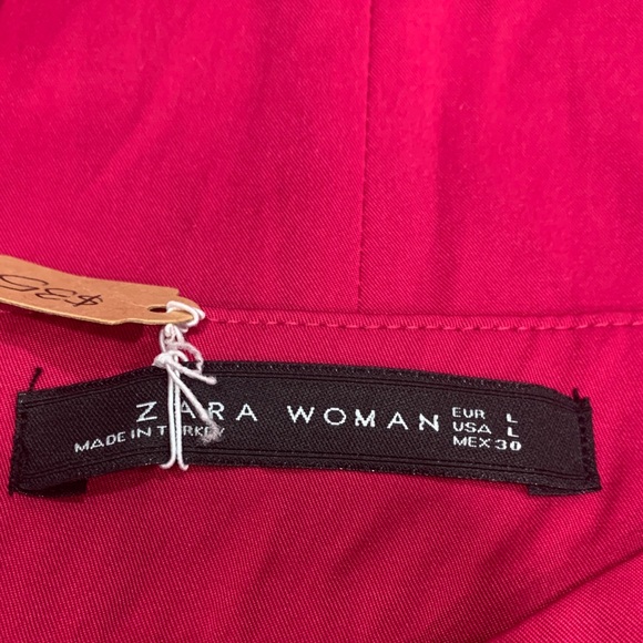 Zara Vibrant Red Midi Skirt - Picture 8 of 8